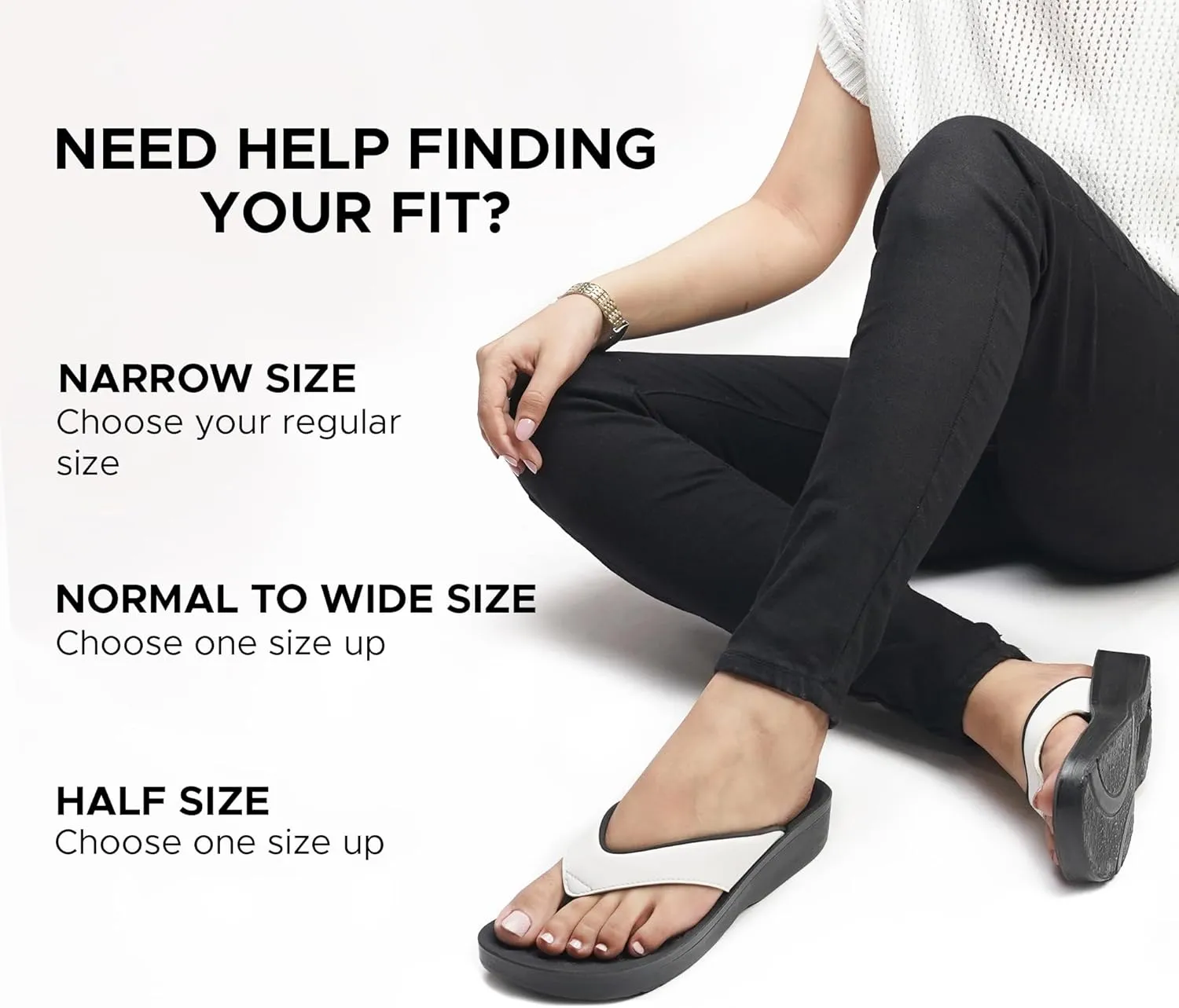 AEROTHOTIC Arch Support Flip Flops for women Stylish Cushioned Padded Straps with Soft Toe Post Slip on Footwear Dressy Travel Recovery Outdoor Comfortable Walking Women Sandals