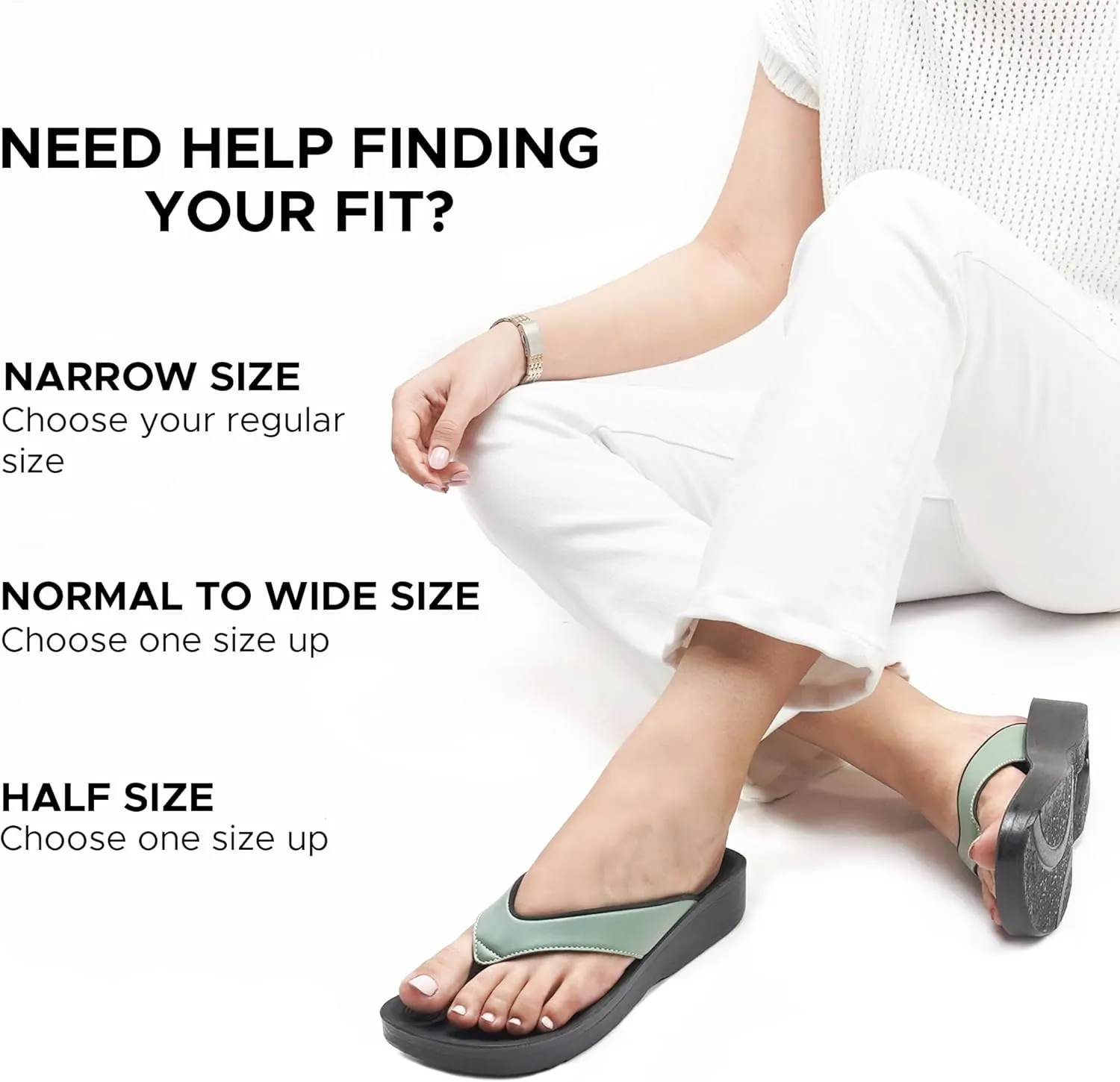 AEROTHOTIC Arch Support Flip Flops for women Stylish Cushioned Padded Straps with Soft Toe Post Slip on Footwear Dressy Travel Recovery Outdoor Comfortable Walking Women Sandals