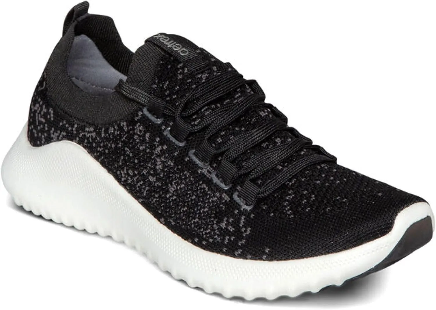 Aetrex Women's Carly Orthopedic Arch Support Knit Sneakers for Women- Plantar Fasciitis Relief Women Sneakers W/ Lace Up