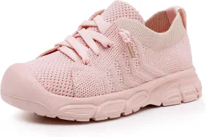 Ahannie Toddler Shoes Boys Girls Sneakers Kids Wide Toe Barefoot Slip-On Breathable Tennis Shoes(Toddler/Little Kid)