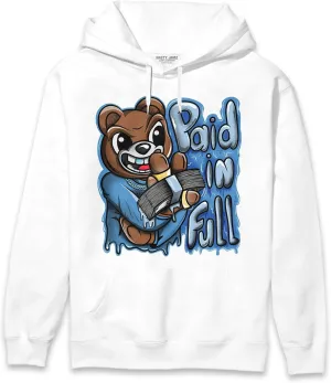 AJ 13s Black University Blue Matching Unisex Hoodie (Paid In Full Ber)