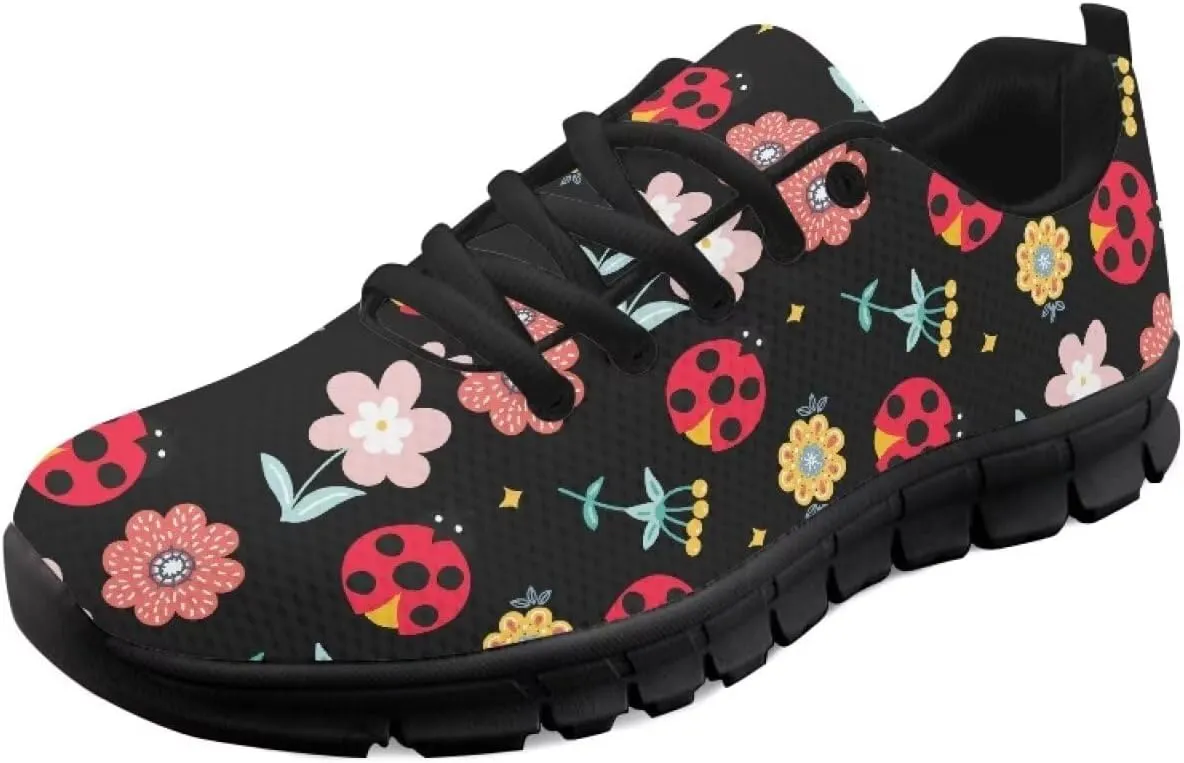 AmzPrint Women Men Shoes for Bike Work Nursing Restaurants Walking Sneakers White Sole Running Shoes for Women Men Sneakers