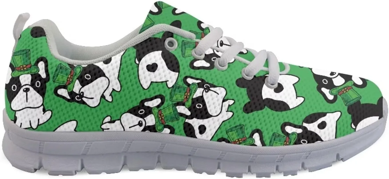 AmzPrint Womens Mens White Sole Walking Shoes for Women Fashion Sneakers Comfortable Casual Sneakers Size 5.5-13.5