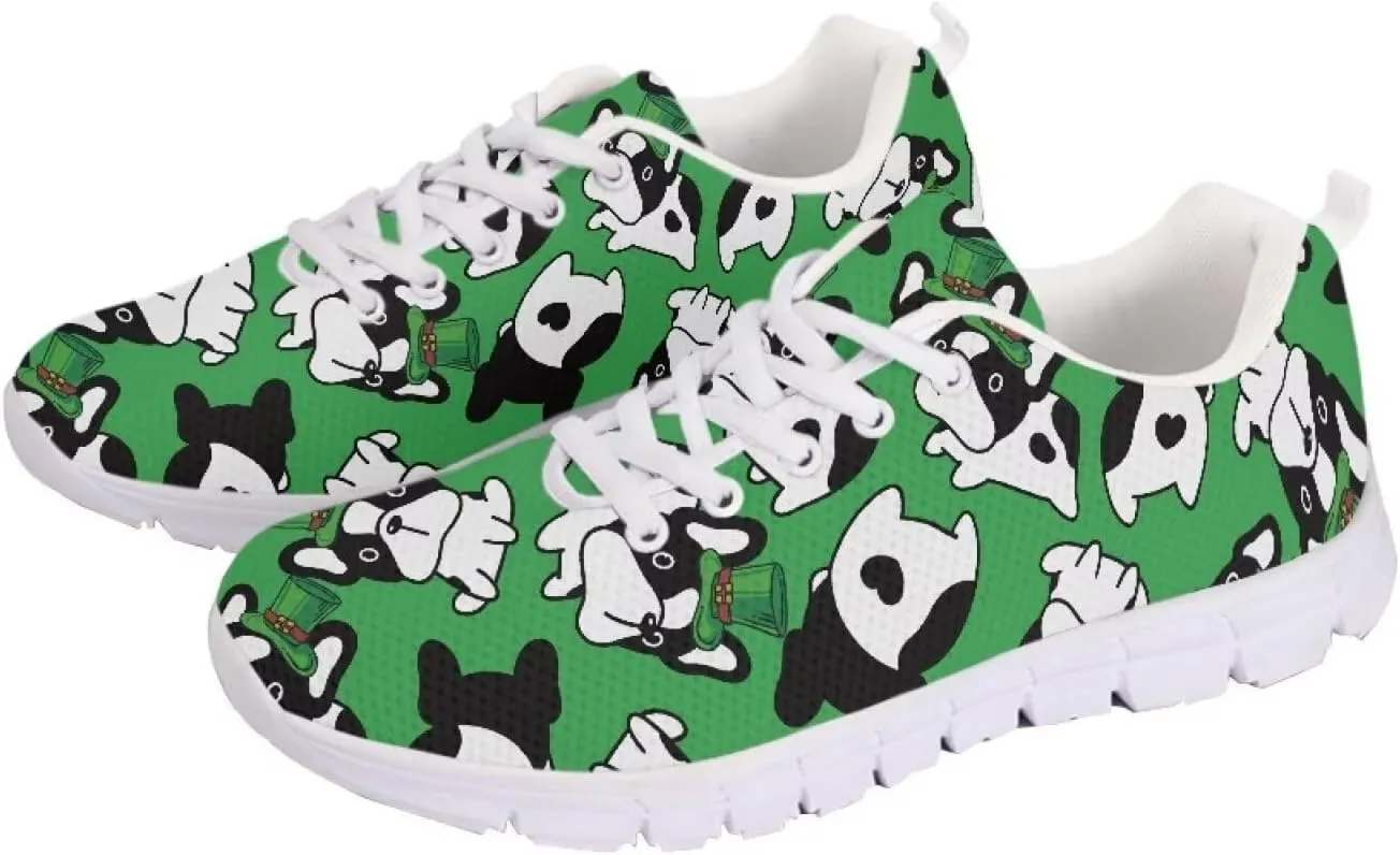 AmzPrint Womens Mens White Sole Walking Shoes for Women Fashion Sneakers Comfortable Casual Sneakers Size 5.5-13.5
