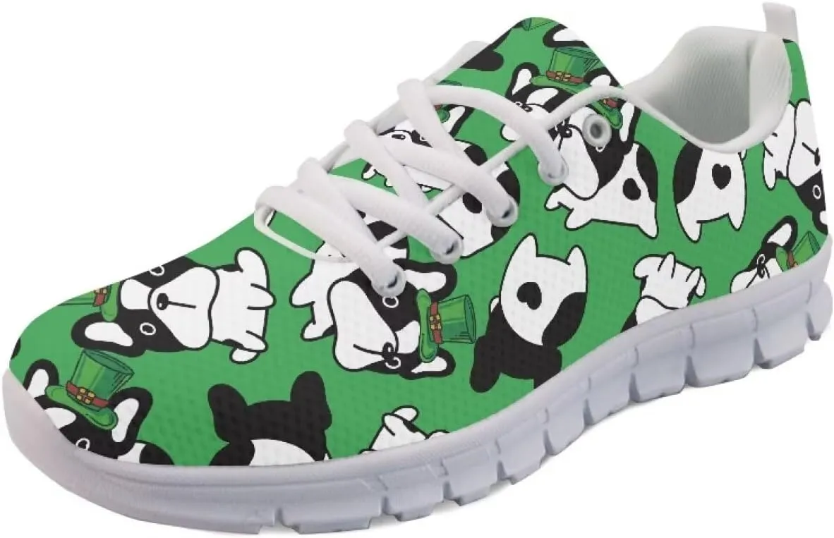 AmzPrint Womens Mens White Sole Walking Shoes for Women Fashion Sneakers Comfortable Casual Sneakers Size 5.5-13.5