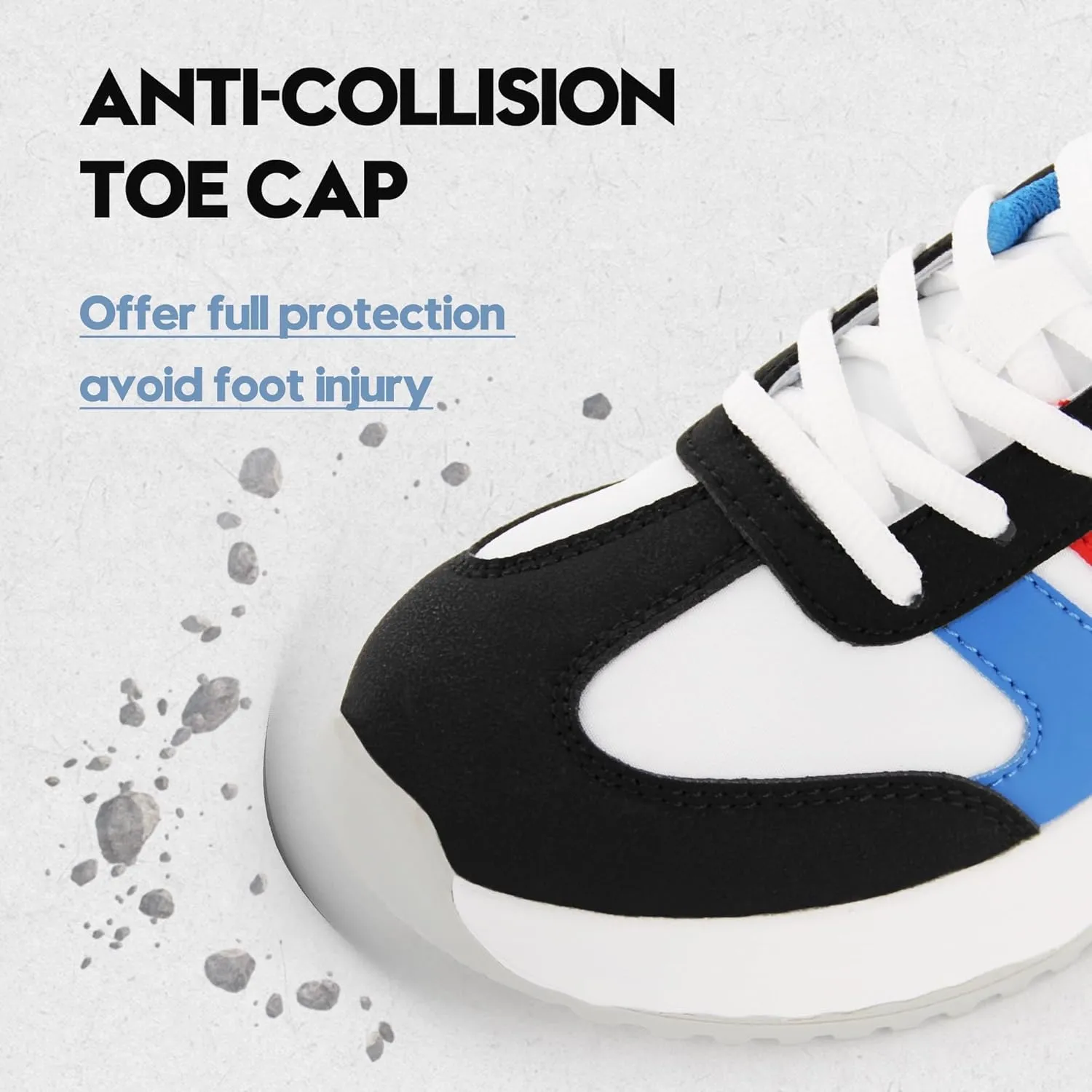 AMZZPIK Boys Girls Running Shoes Kids Lightweight Tennis Sneakers Lace-Up Athletic for Little Kid Everyday Wear