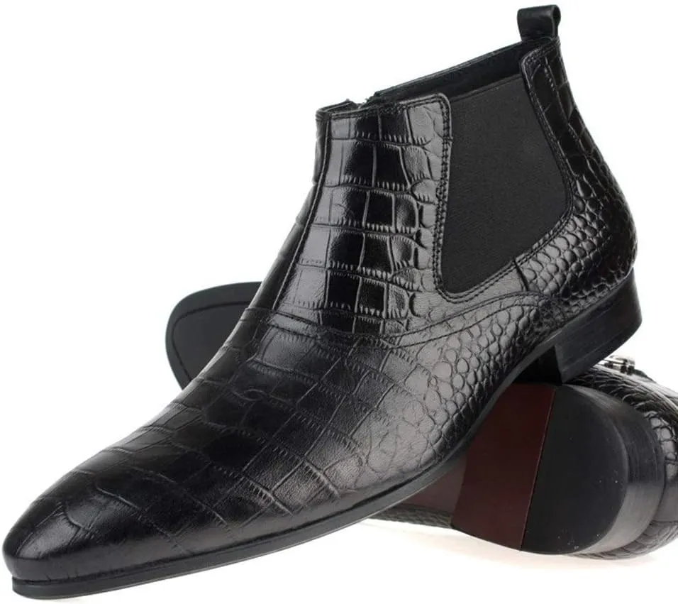 Ankle Boots For Men Mens Wine Low Heel Chelsea Boots Office Club Holiday For Business The First Layer Of Cowhide