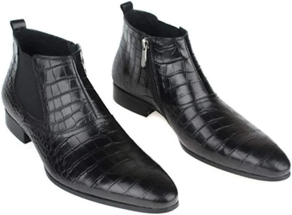 Ankle Boots For Men Mens Wine Low Heel Chelsea Boots Office Club Holiday For Business The First Layer Of Cowhide