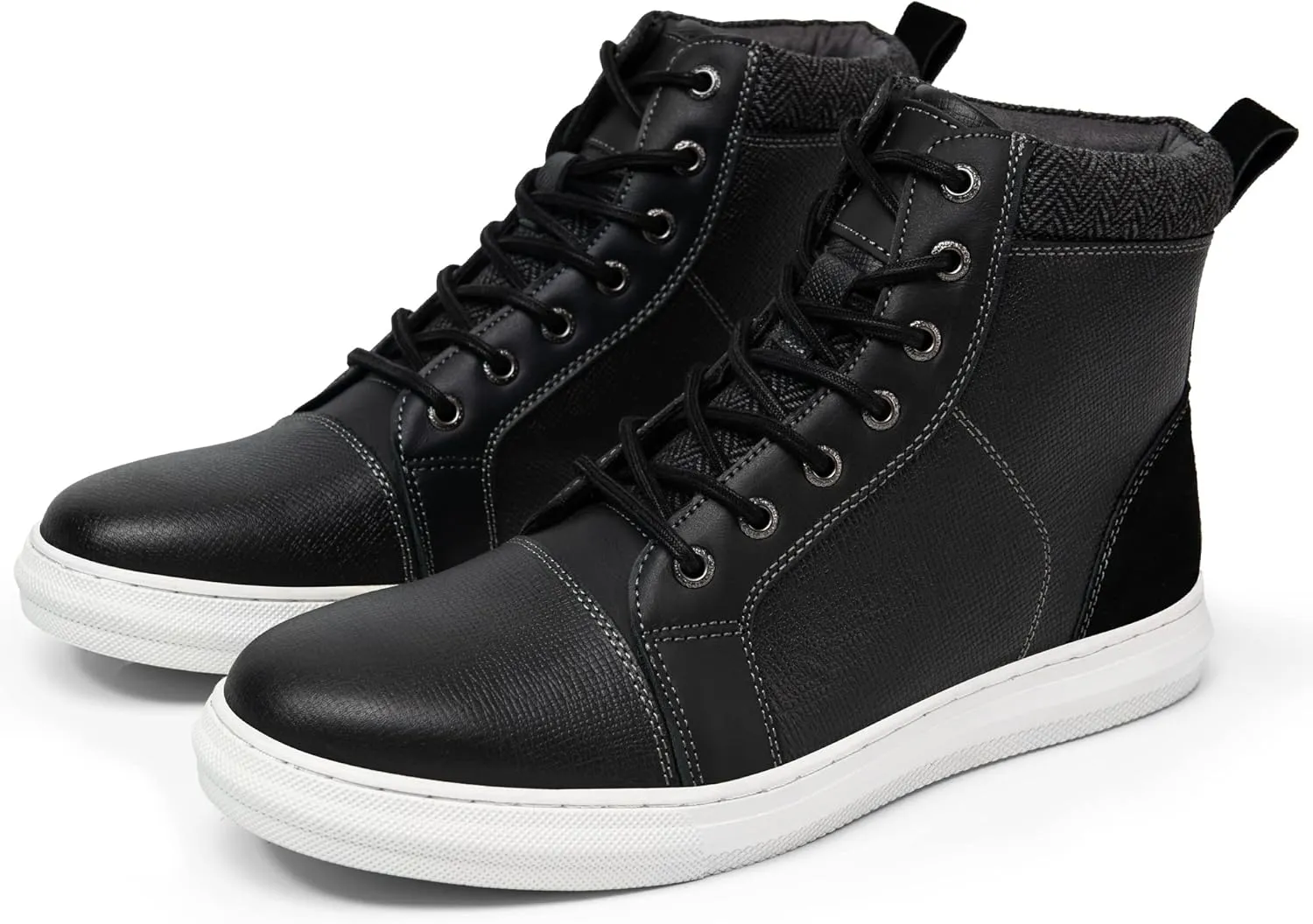 Arkbird Casual Sneaker Shoes, Lace-up Leather Chukka Boots for Men