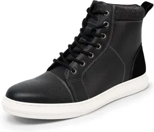 Arkbird Casual Sneaker Shoes, Lace-up Leather Chukka Boots for Men