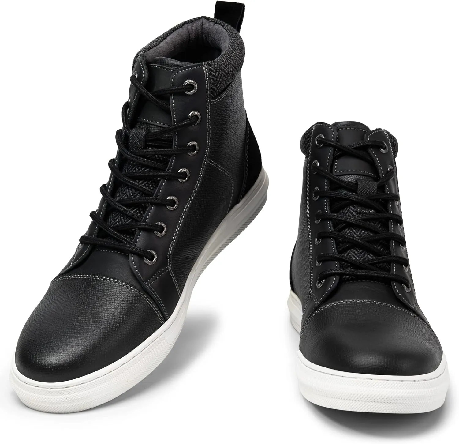 Arkbird Casual Sneaker Shoes, Lace-up Leather Chukka Boots for Men