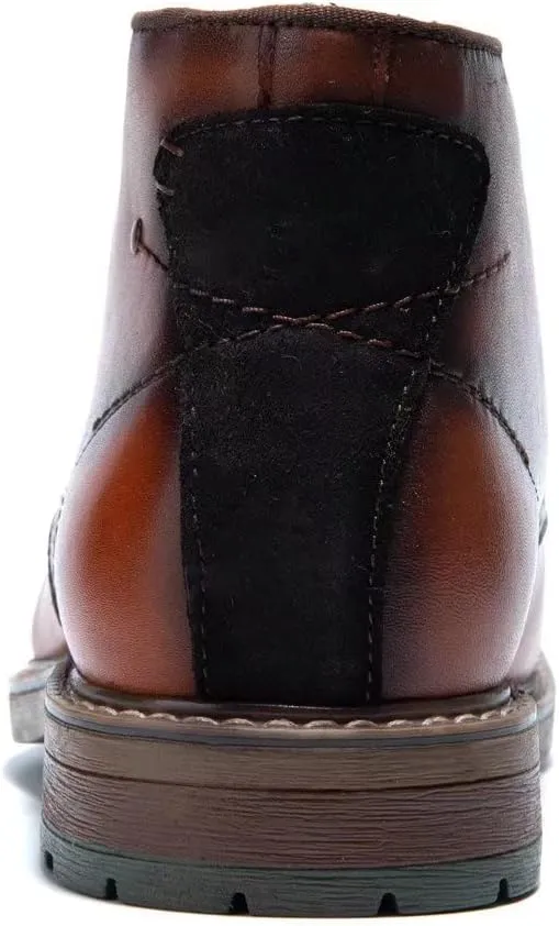 Arkbird Mens Chelsea Boots, Stylish and Comfort Leather Chukka Ankle Boots with Zipper