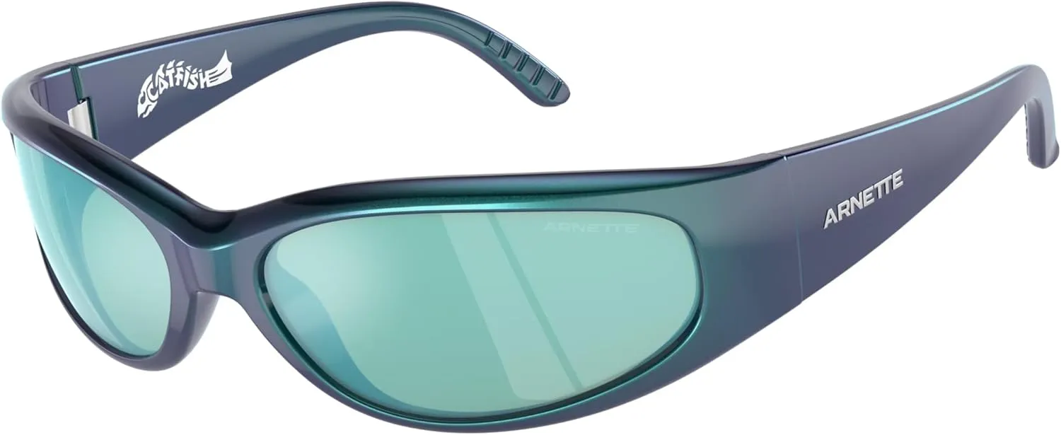 ARNETTE Catfish AN4302 Rectangular Sunglasses for Men for Women   BUNDLE With Designer iWear Complimentary Eyewear Kit