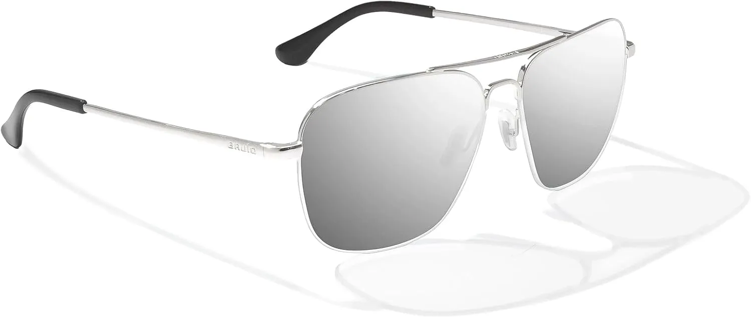 Bajio Snipes – Polarized Aviator – Glass & Poly Lenses – Stainless Frame – Large Fit • Medium Wrap – with LAPIS Tech