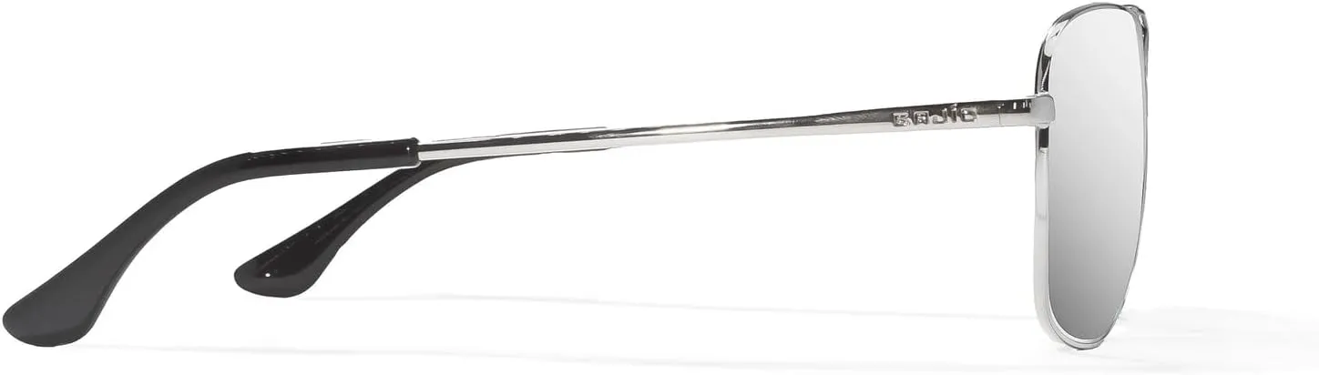 Bajio Snipes – Polarized Aviator – Glass & Poly Lenses – Stainless Frame – Large Fit • Medium Wrap – with LAPIS Tech