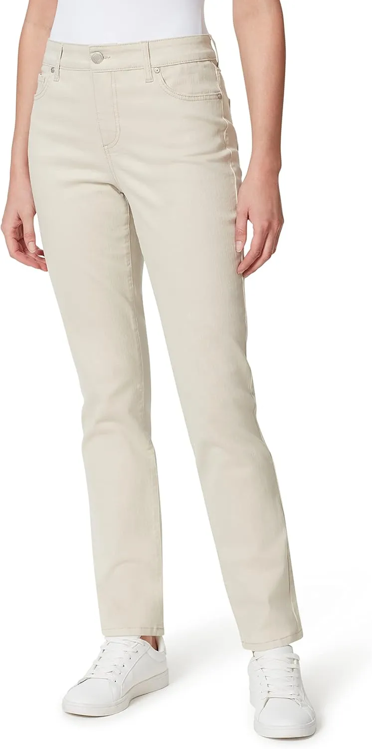 Bandolino Women's Mandie Signature Fit High Rise Straight Leg Jean