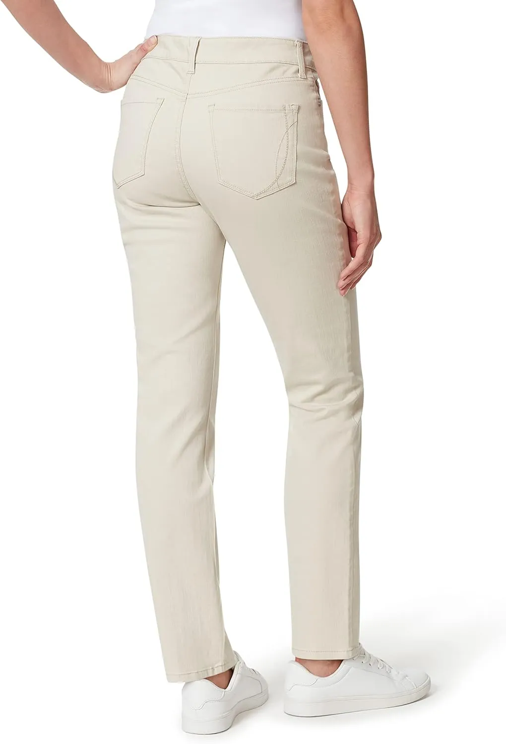 Bandolino Women's Mandie Signature Fit High Rise Straight Leg Jean