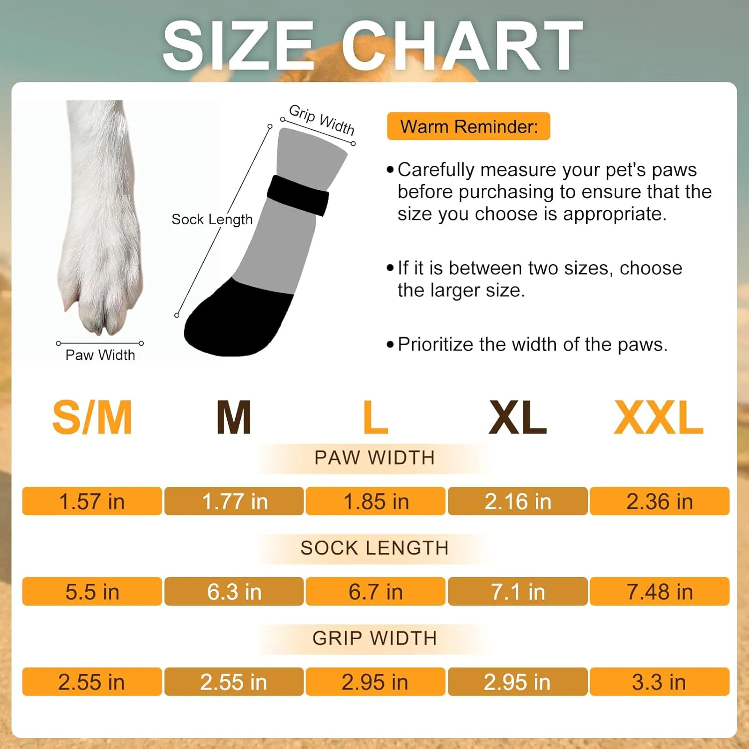 BEAUTYZOO Anti Slip Dog Socks Boots, Dog Shoes for Hot Pavement Rain Days, Waterproof Grip Dogs Booties Paw Protector for Hardwood Floor, Prevent Licking for Small Medium Large Puppy Senior Old Dog