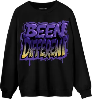Become Different Sweatshirt To Match 12s Field Purple - Sneaker Matching Shirt, Unisex Sweater Match Sneakers, Urban Streetwear Clothing, Sneaker Graphic Sweatshirt Design Printed
