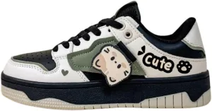Bobo's House Ultra Cute Neko Chunky Sneakers Unisex Kawaii Cat Design Vegan Leather Platform Shoes