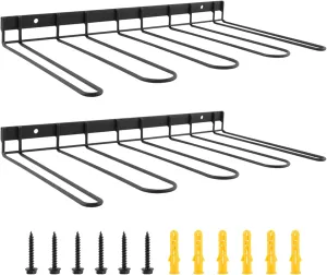 Boot Rack, Wader Hangers for Boot, Metal Wall Mounted Shoe Rack for Tall Boots and Cowboy Boot(Black)