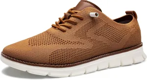 Breeze Shoes for Men,Business Casual Shoes Mens,Comfortable Breeze Urban Shoe for Men,Oxfords Mesh Dress Sneakers,Breathable Upper Wearbreeze Footwear,Lace-Up Lightweight Tennis Walking Shoe