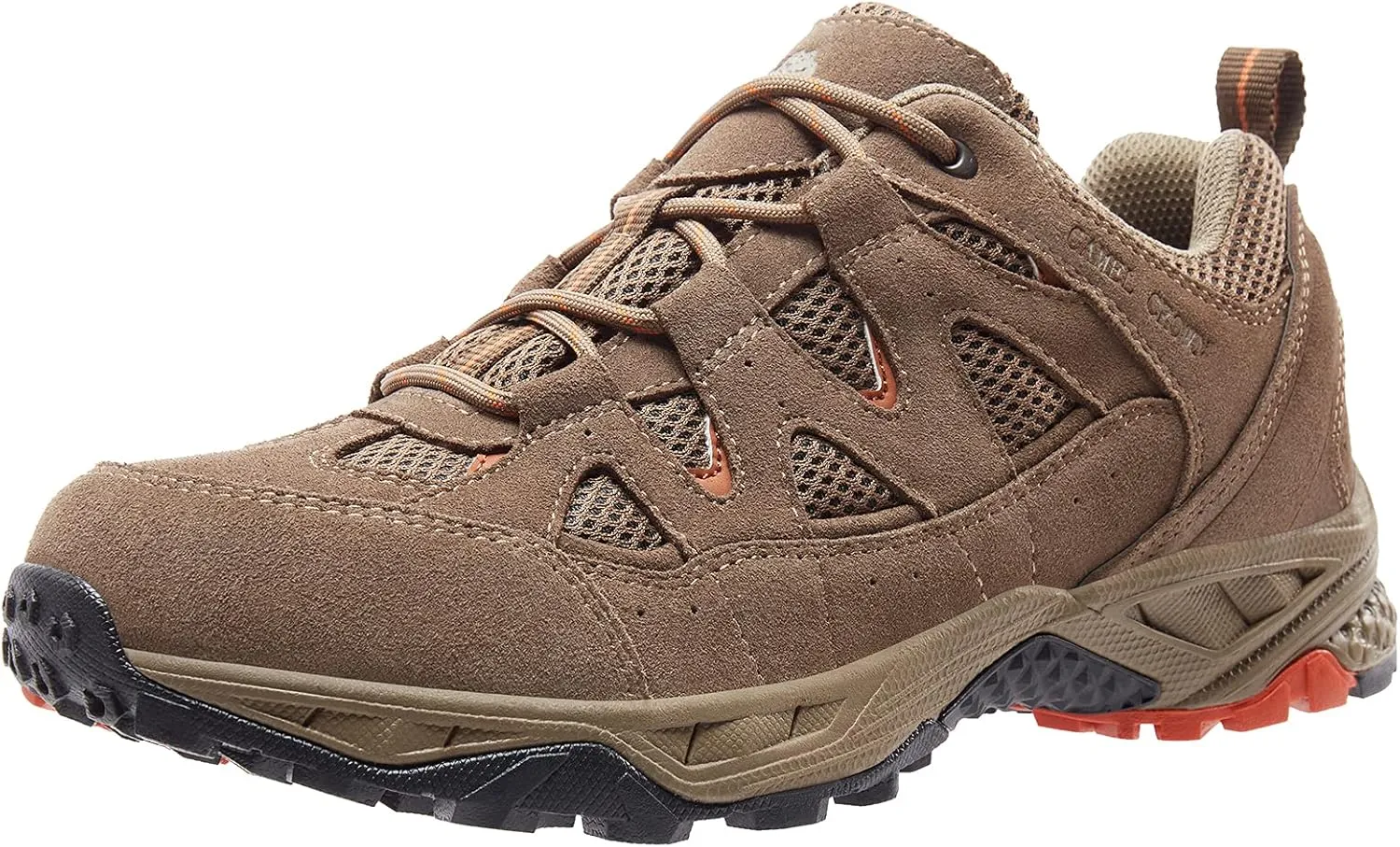 CAMEL CROWN Men's Hiking Shoes Leather Low Top Sneakers Lightweight for Outdoor Trailing Trekking Walking