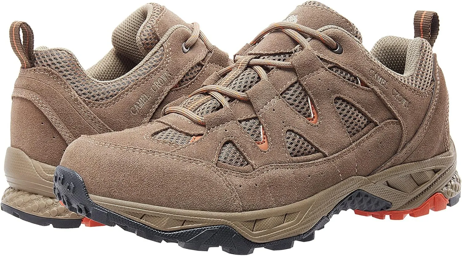 CAMEL CROWN Men's Hiking Shoes Leather Low Top Sneakers Lightweight for Outdoor Trailing Trekking Walking