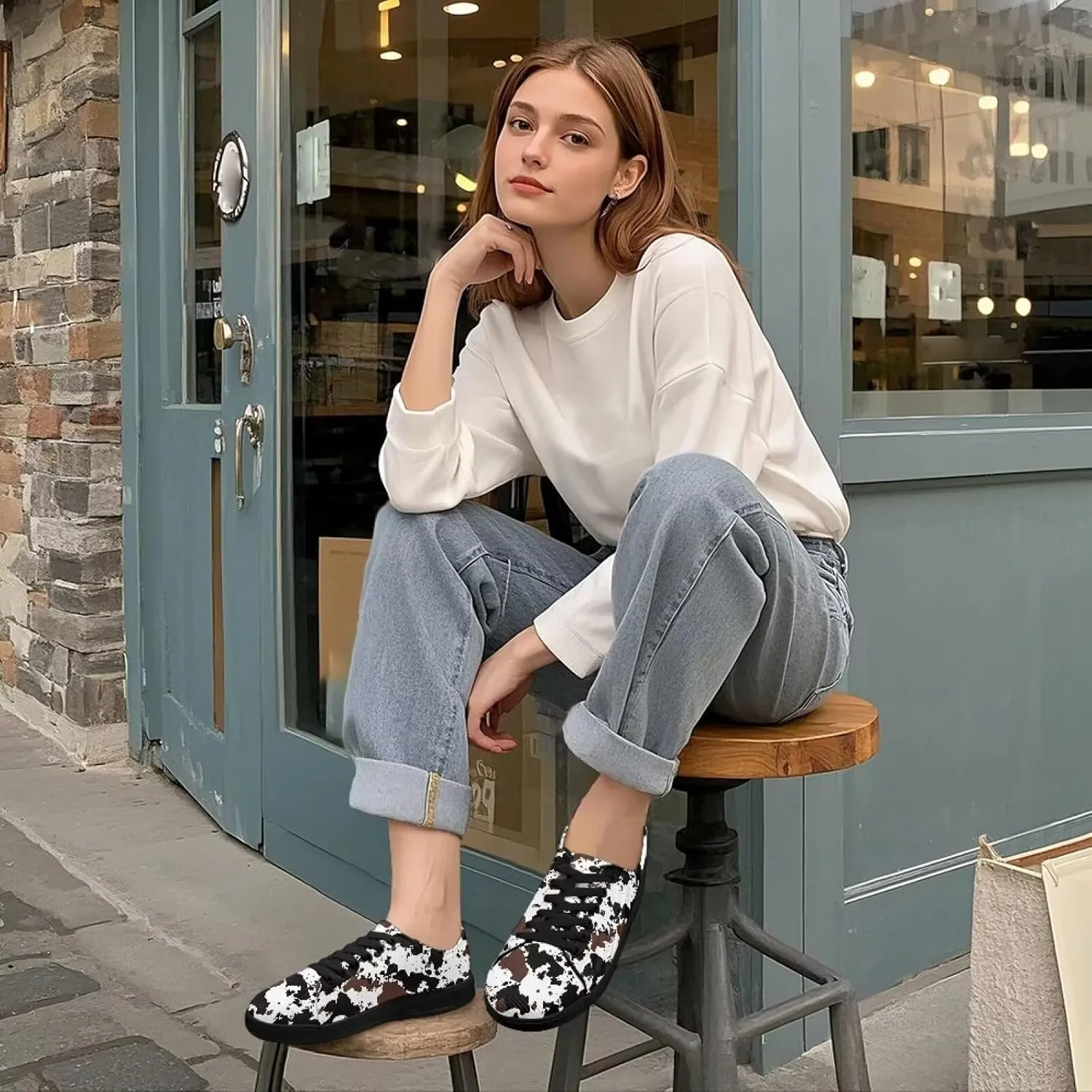 Canvas Shoes for Women Classic Fashion Sneakers Lace Up Low Top Casual Lightweight Breathable Sneakers Wide Toe Shoes