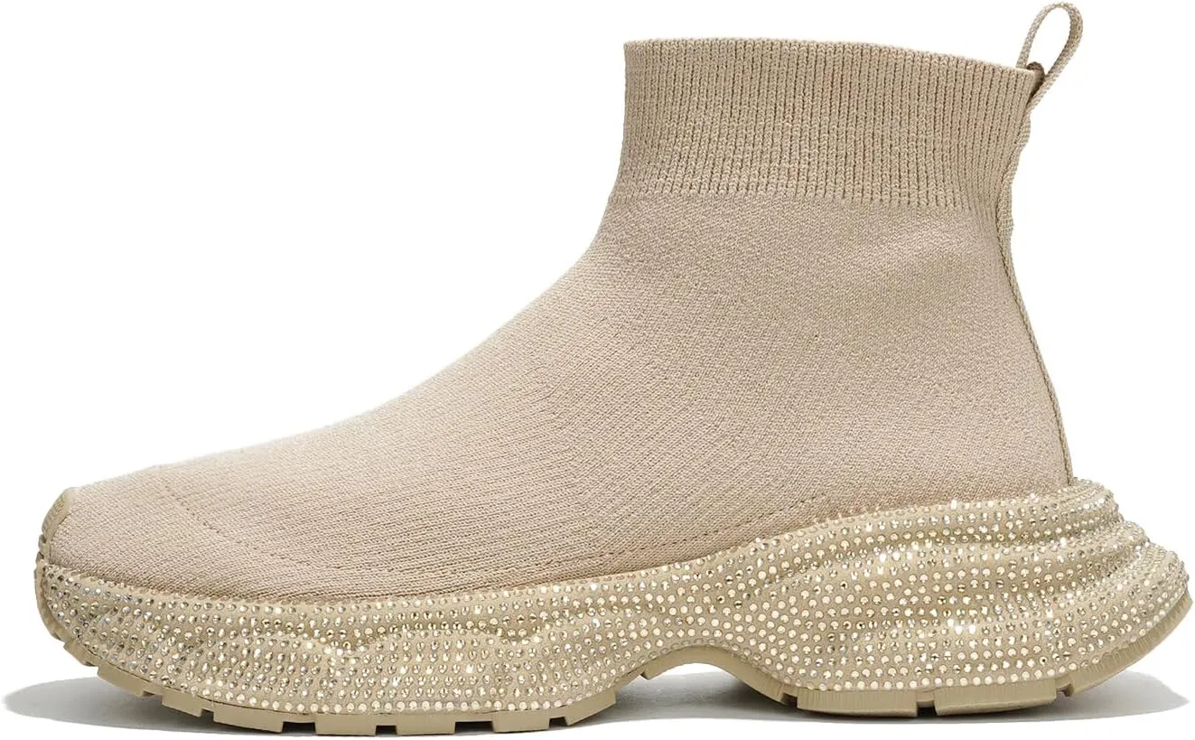 Cape Robbin Lynelle A Women's Sock Sneakers, Slip On Mesh Sock Shoes for Women, Shape Up Walking Shoes, Comfortable Womens Shoes