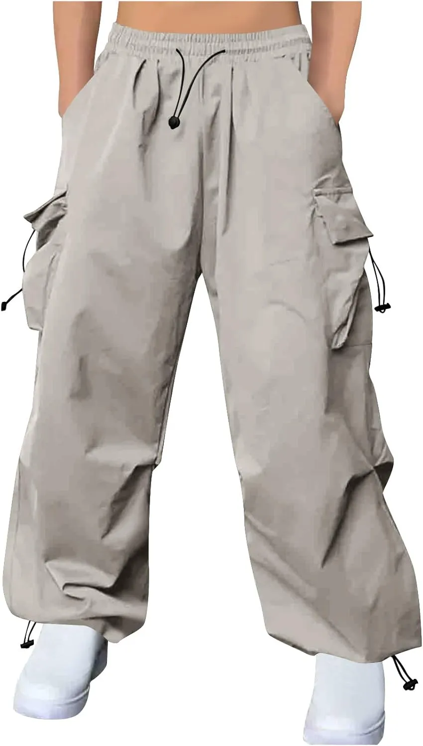 Cargo Pants for Men Baggy Big and Tall Trendy Casual Parachute Pant Harem Joggers Loose Fit with Multi Pocket Streetwear