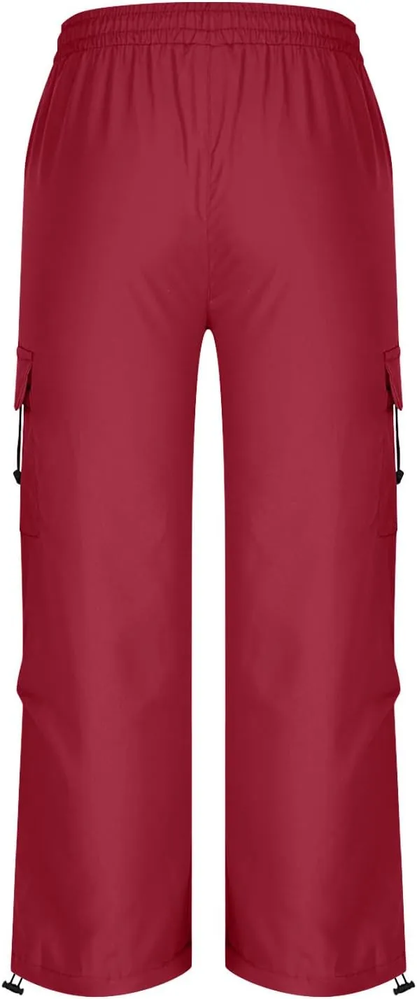 Cargo Pants for Men Baggy Big and Tall Trendy Casual Parachute Pant Harem Joggers Loose Fit with Multi Pocket Streetwear