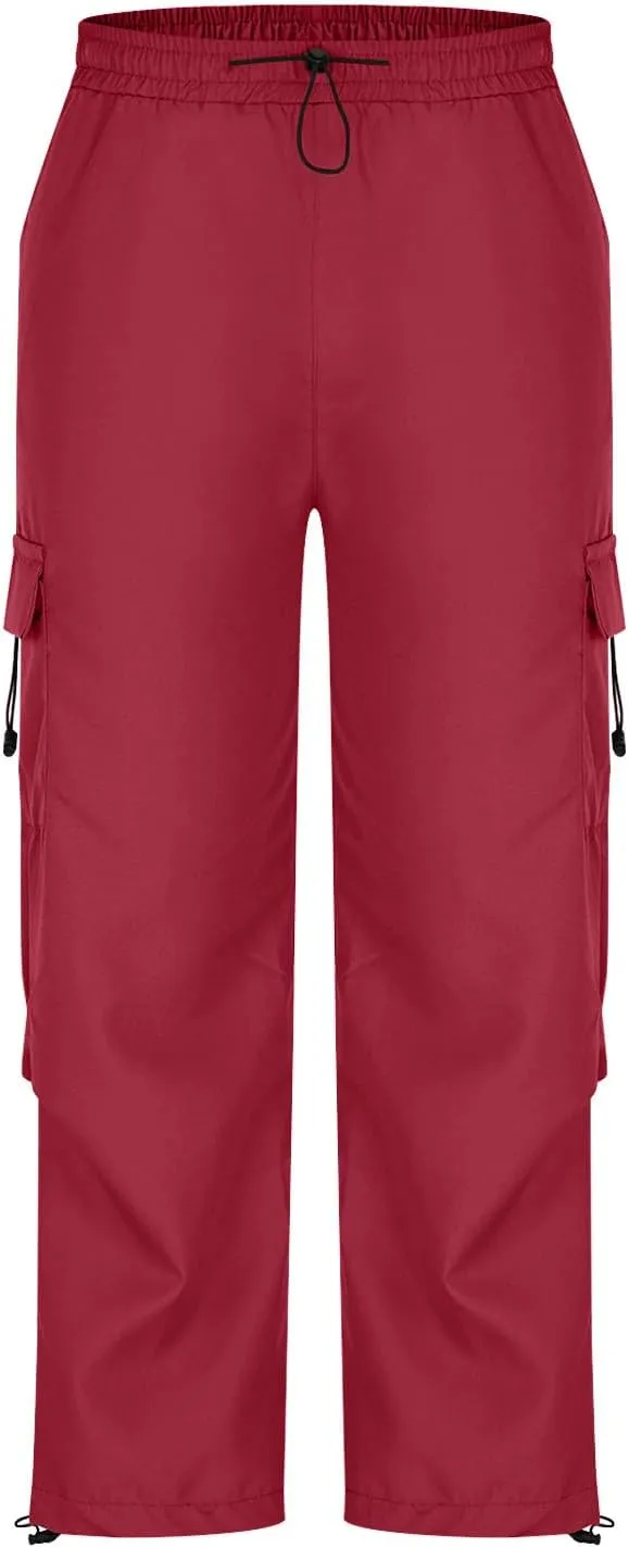 Cargo Pants for Men Baggy Big and Tall Trendy Casual Parachute Pant Harem Joggers Loose Fit with Multi Pocket Streetwear
