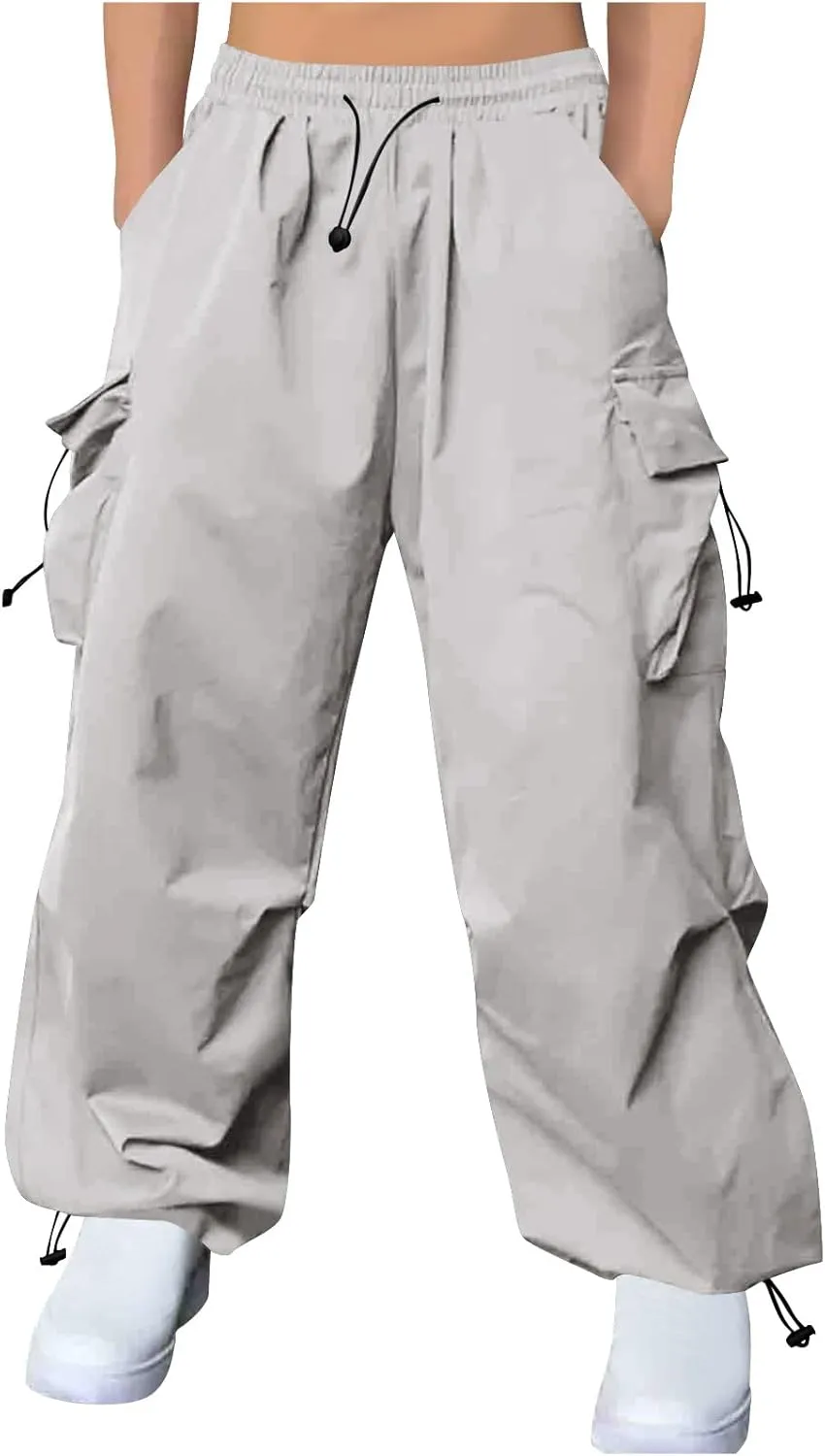 Cargo Pants for Men Baggy Big and Tall Trendy Casual Parachute Pant Harem Joggers Loose Fit with Multi Pocket Streetwear