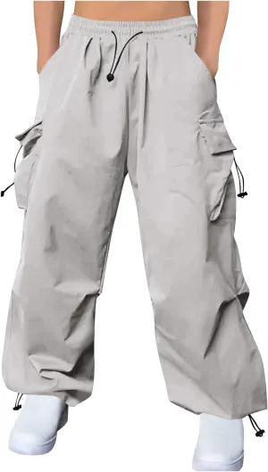 Cargo Pants for Men Baggy Big and Tall Trendy Casual Parachute Pant Harem Joggers Loose Fit with Multi Pocket Streetwear