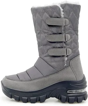 CERYTHRINA Womens Snow Boots Fur Lining Bootie Warm Ankle Booties Outdoor Thickening Winter Shoes