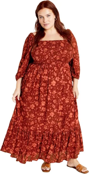 City Chic Women's Plus Size Maxi Kaylee Dress