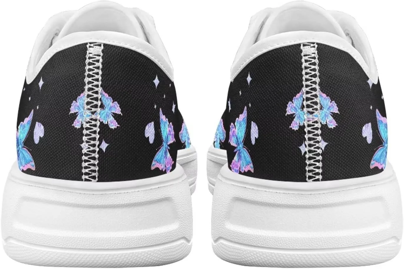 Classic Fashion Sneakers Canvas Shoes for Women Lace Up Low Top Canvas Casual Sneakers Lightweight Breathable Wide Toe Shoes