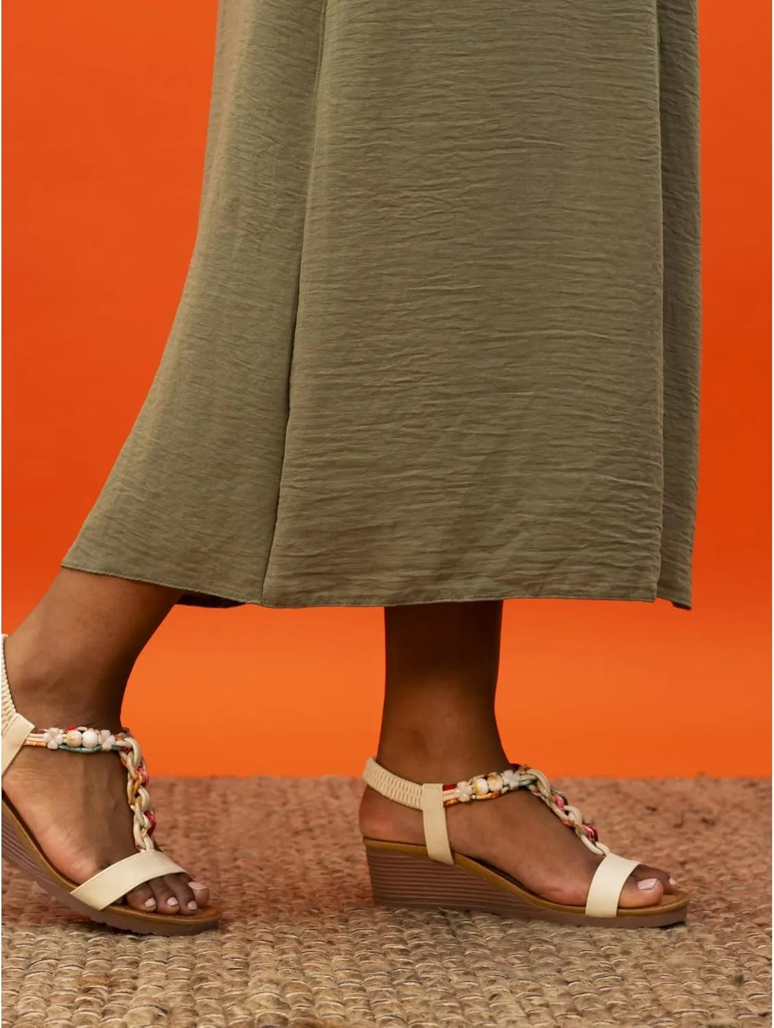 Clemont Women's Sandals, Beige