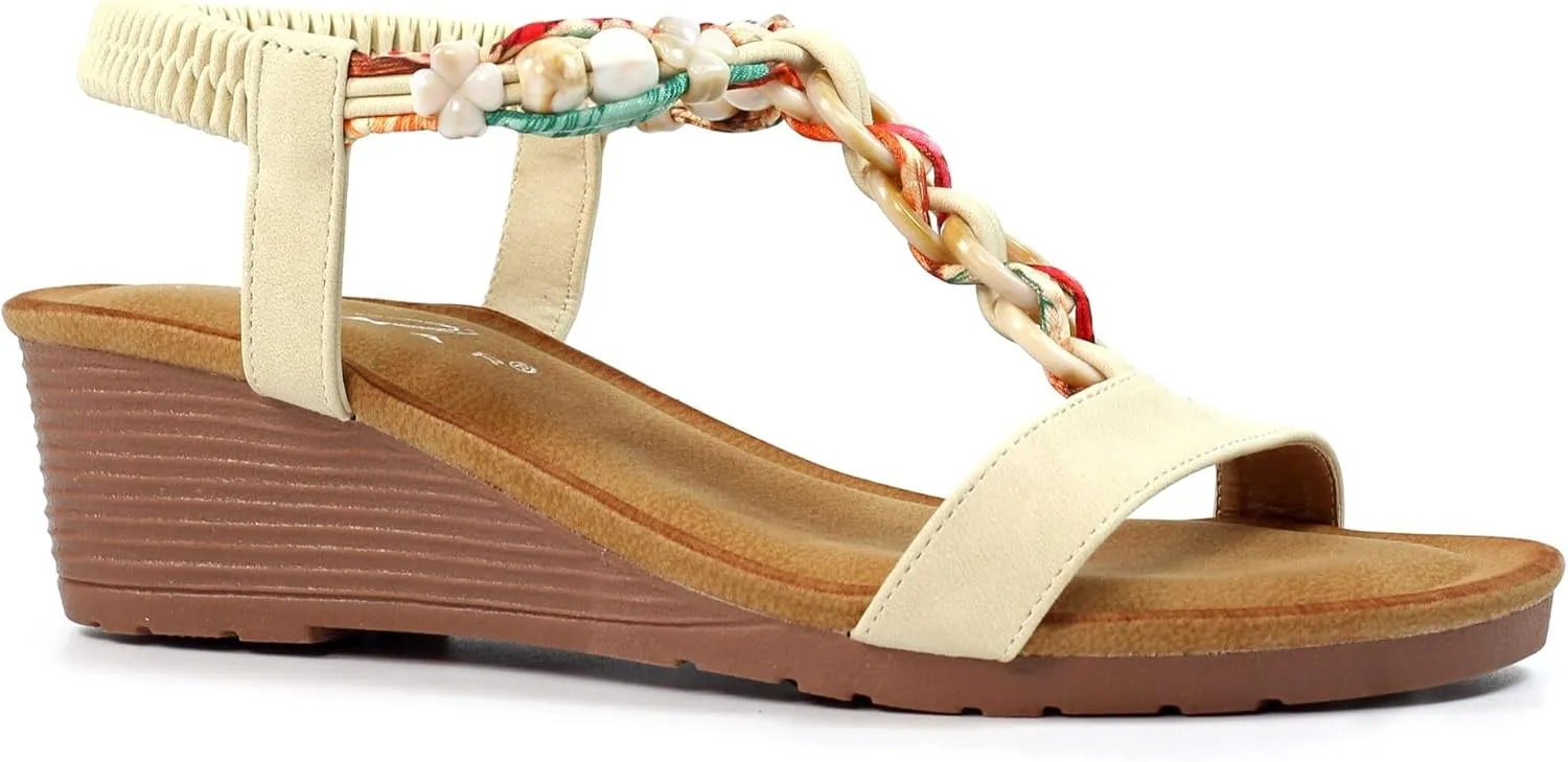 Clemont Women's Sandals, Beige