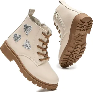 Daclay Girls' Boots Children's Boots Outdoor Boots Girls' Plush Short Boots Boys' boots