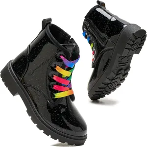 Daclay Girls' Boots Children's Boots Outdoor Boots Girls' Plush Short Boots Boys' boots