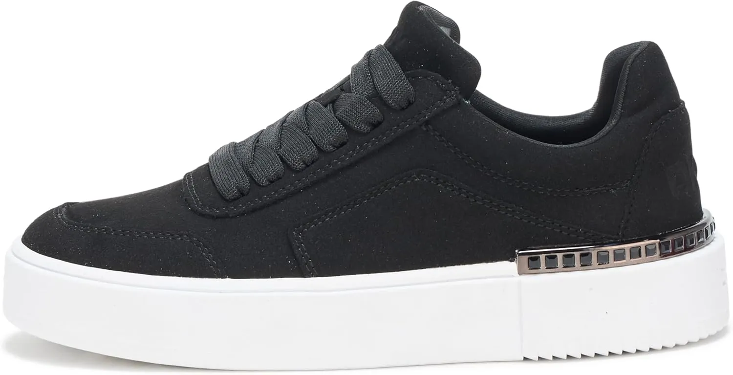 DKNY Women's Beverley Everyday Platform Lace Up Sneaker