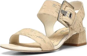 Donald Pliner Women’s VIXI Sandal – Cork Design – Block Heel Sandals for Women, Women’s Heeled Sandal, Comfortable Sandals for Women, Leather Sandals, Chunky Heels for Women , 8.5