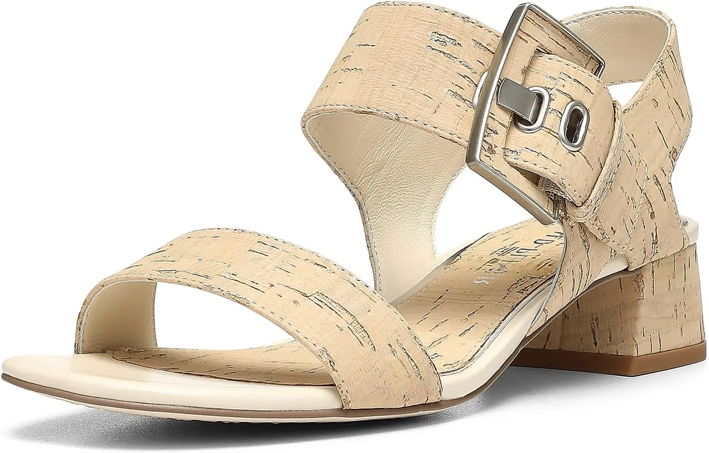 Donald Pliner Women’s VIXI Sandal – Cork Design – Block Heel Sandals for Women, Women’s Heeled Sandal, Comfortable Sandals for Women, Leather Sandals, Chunky Heels for Women , 8.5