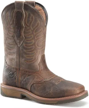 DOUBLE-H Men's Highland 11 Inch EH SR, Dark Beige - 9.5 D