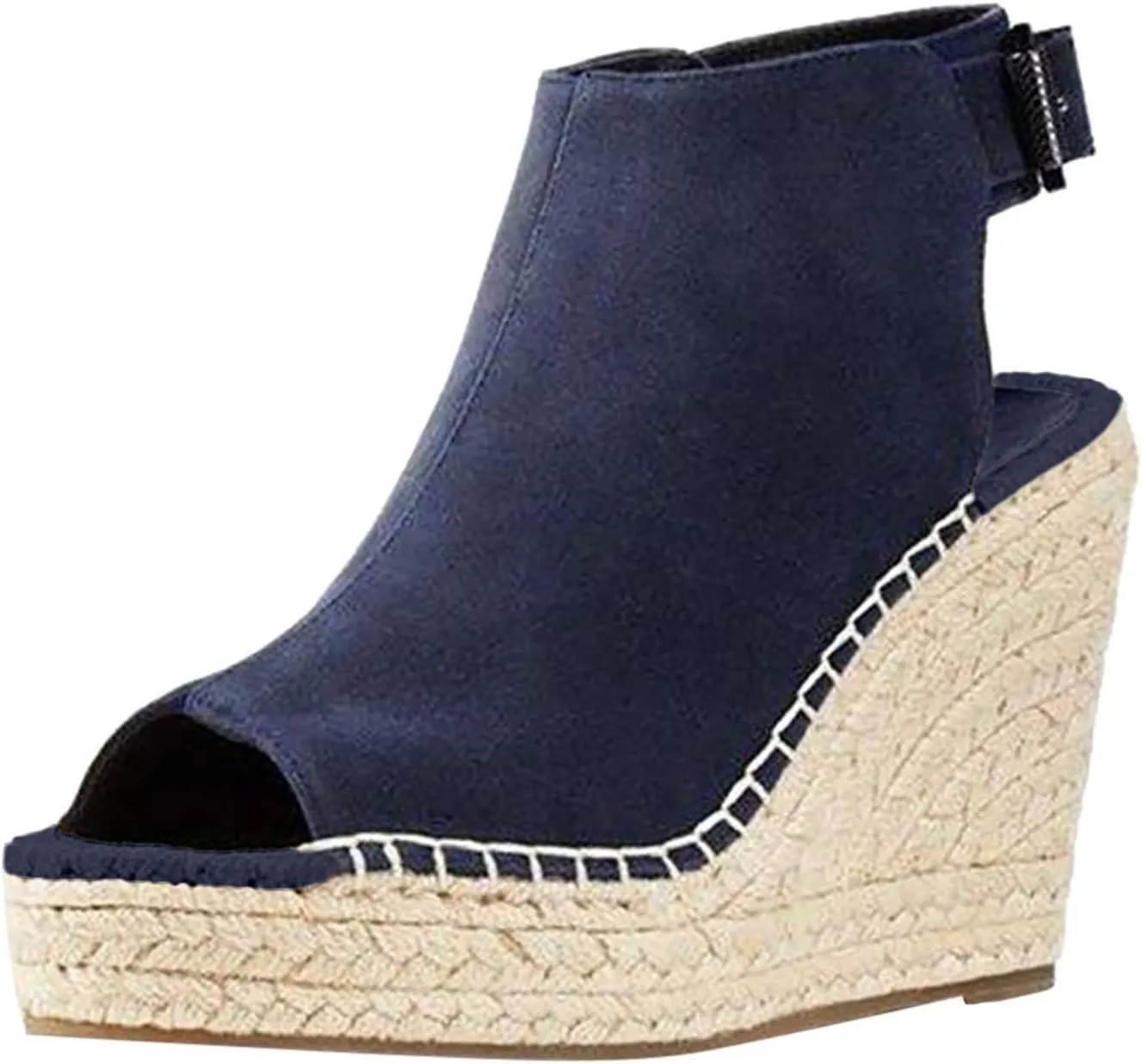 Eduavar Wedge Sandals for Women, Sandals Women Retro Roman Sandals Summer Breathable Sandals Outdoor Flip Flops
