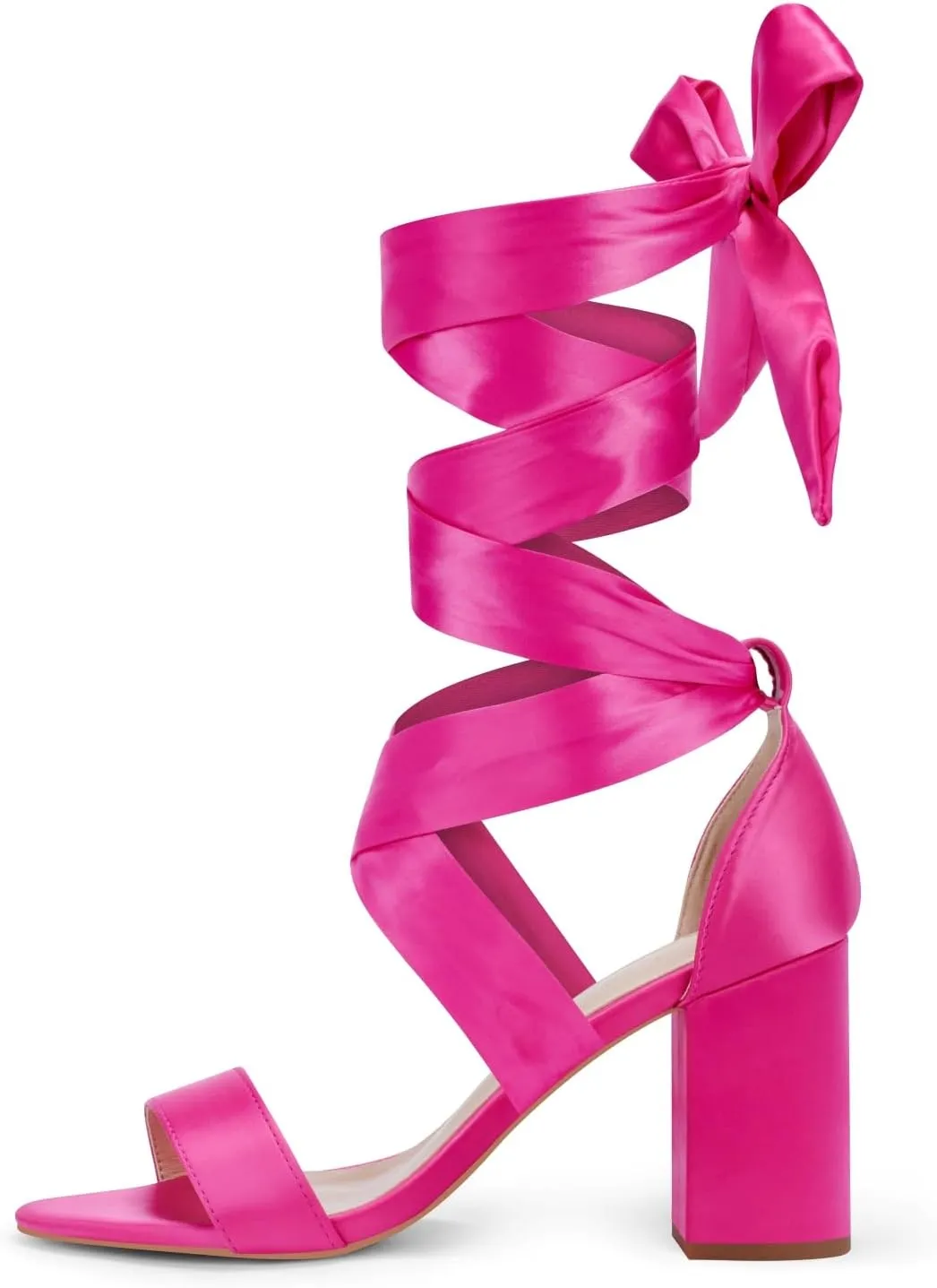 Elisabet Tang Women's Sandals Chunky Heels Lace Up Block Heels Open Toe Crisscross Strappy sandals Heel Sandals Fashsion Casual Prom Shoes For Women