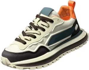 [Ellniges]【Chunky Sole】Men's Casual Dad Shoes, Breathable Sneakers with Thickened Platform for Height Increase, Non-Slip Gym & Outdoor Walking Shoes, Lightweight Urban Lifestyle Footwear for Men