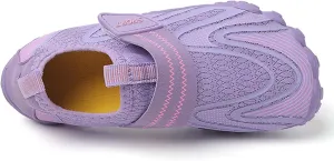 Fashion Boys Girls' Width Edition Lightweight Comfortable Wading Beach Shoes, Casual Skateboarding Shoes , Versatile Anti slip Walking Shoes, Outdoor Jogging Shoes, Leisure Dance Shoes, Park Flats